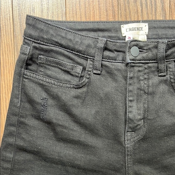 L’AGENCE High Line Skinny Distressed Jeans Size 26 - Picture 5 of 10